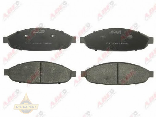 Abe Колодки тормозные дисковые ABE C1Y027ABE - Картинка 1