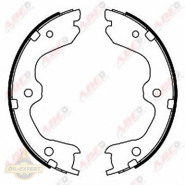 Abe Колодки тормозные барабанные ABE C01067ABE - Картинка 3