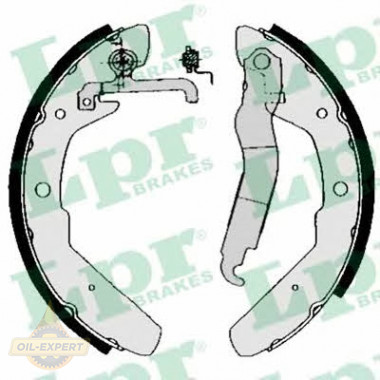 Lpr Колодки тормозные барабанные LPR 03970 - Картинка 1