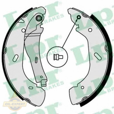 Lpr Колодки тормозные барабанные LPR 07790 - Картинка 1