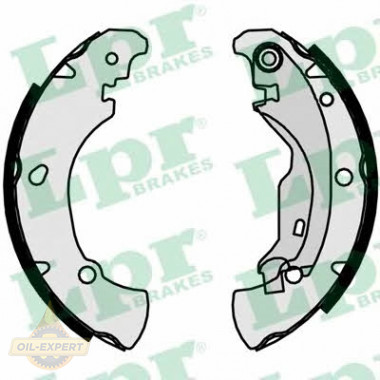 Lpr Колодки тормозные барабанные LPR 07160 - Картинка 1