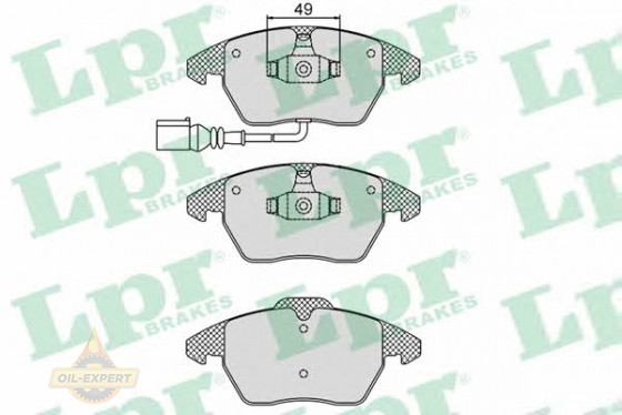 Lpr Колодки тормозные дисковые LPR 05P866 - Картинка 1