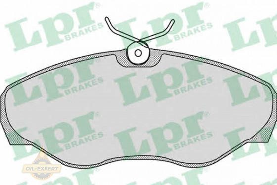 Lpr Колодки тормозные дисковые LPR 05P869 - Картинка 1