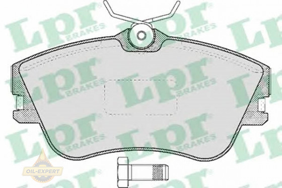Lpr Колодки тормозные дисковые LPR 05P605 - Картинка 1