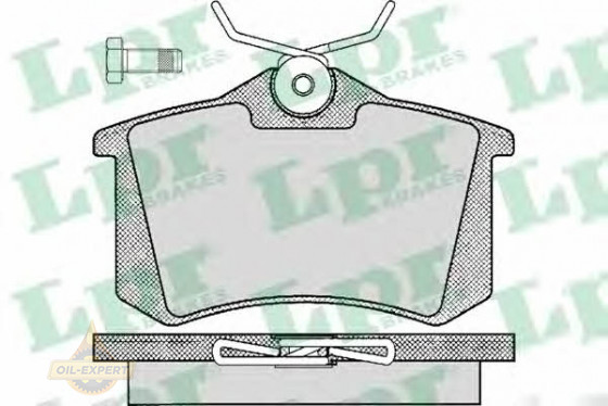 Lpr Колодки тормозные дисковые LPR 05P294 - Картинка 1