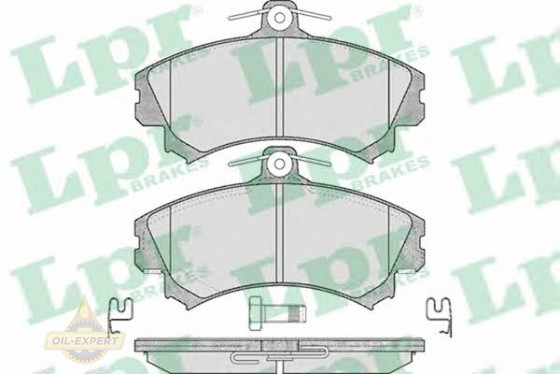 Lpr Колодки тормозные дисковые LPR 05P615 - Картинка 1
