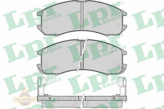 Lpr Колодки тормозные дисковые LPR 05P036 - Картинка 1