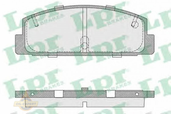 Lpr Колодки тормозные дисковые LPR 05P336 - Картинка 1