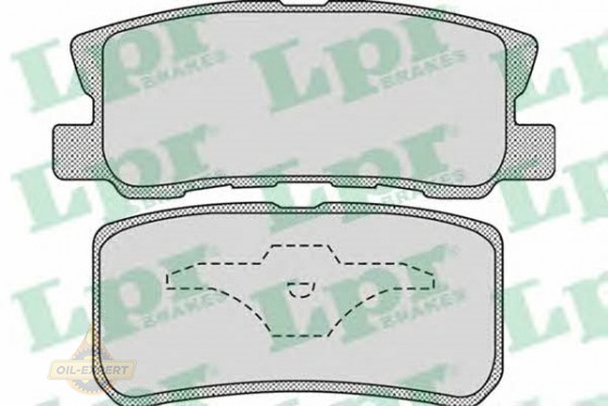 Lpr Колодки тормозные дисковые LPR 05P954 - Картинка 1