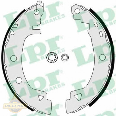 Lpr Колодки тормозные барабанные LPR 04920 - Картинка 1