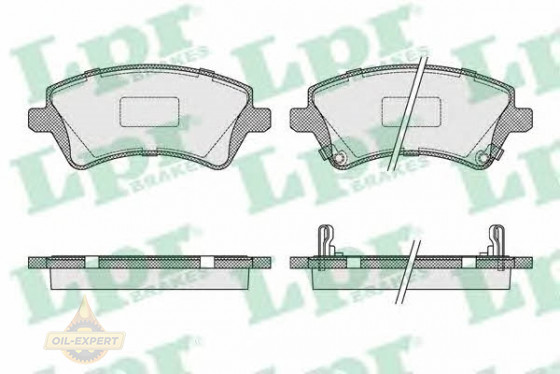 Lpr Колодки тормозные дисковые LPR 05P1002 - Картинка 1
