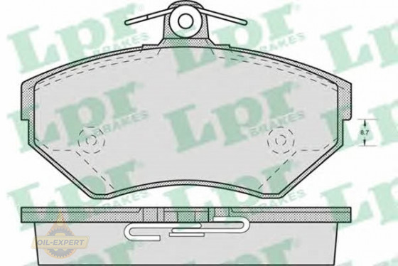 Lpr Колодки тормозные дисковые LPR 05P719 - Картинка 1