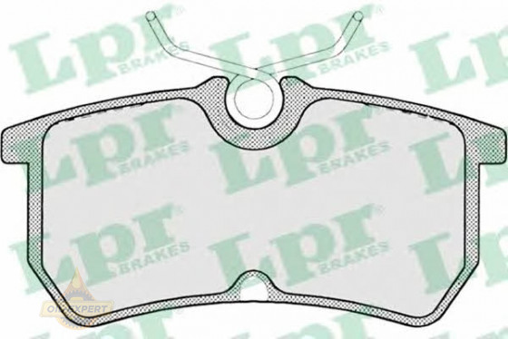 Lpr Колодки тормозные дисковые LPR 05P697 - Картинка 1