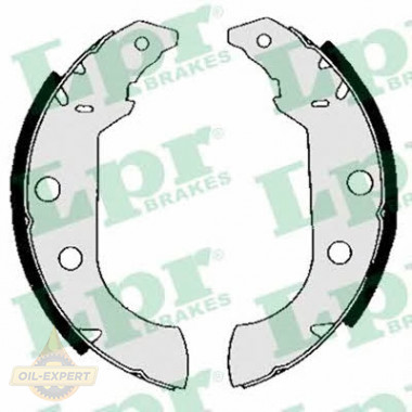 Lpr Колодки тормозные барабанные LPR 04980 - Картинка 1