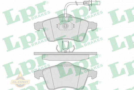 Lpr Колодки тормозные дисковые LPR 05P787 - Картинка 1