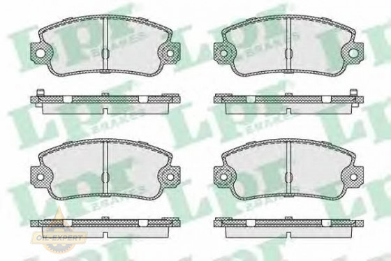 Lpr Колодки тормозные дисковые LPR 05P128 - Картинка 1