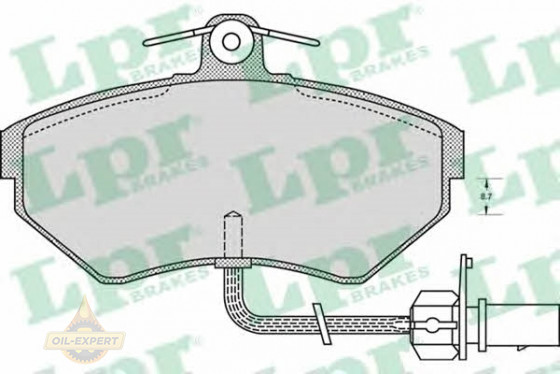 Lpr Колодки тормозные дисковые LPR 05P979 - Картинка 1