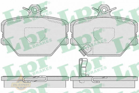 Lpr Колодки тормозные дисковые LPR 05P761 - Картинка 1