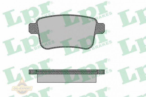Lpr Колодки тормозные дисковые LPR 05P1487 - Картинка 1