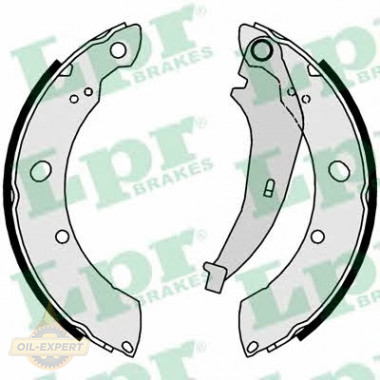 Lpr Колодки тормозные барабанные LPR 01016 - Картинка 1