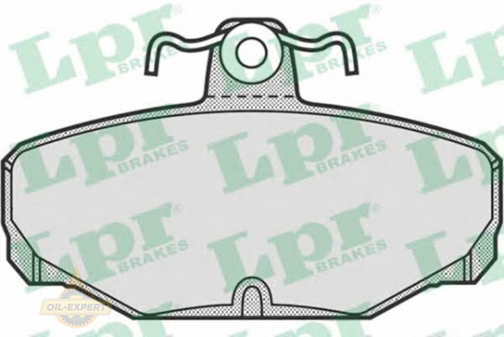 Lpr Колодки тормозные дисковые LPR 05P677 - Картинка 1