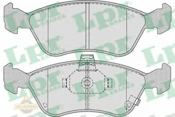 Lpr Колодки тормозные дисковые LPR 05P709 - Картинка 1