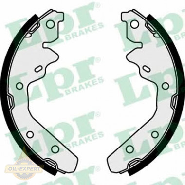 Lpr Колодки гальмівні барабанні LPR 07630 - Заображення 1