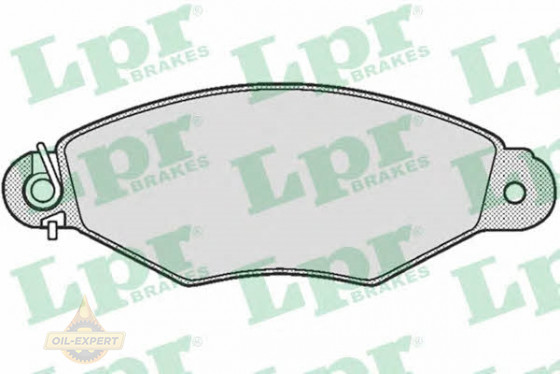 Lpr Колодки тормозные дисковые LPR 05P661 - Картинка 1