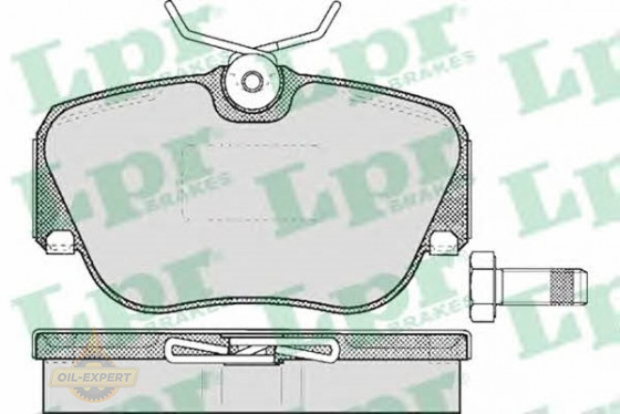 Lpr Колодки тормозные дисковые LPR 05P302 - Картинка 1