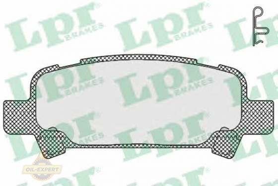 Lpr Колодки тормозные дисковые LPR 05P838 - Картинка 1