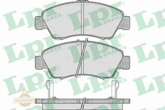 Lpr Колодки дискові гальмові LPR 05P558 - Заображення 1