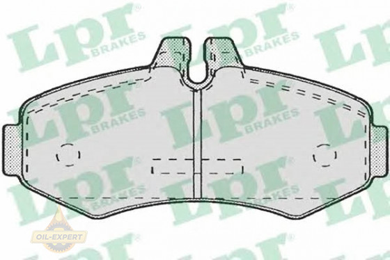 Lpr Колодки тормозные дисковые LPR 05P672 - Картинка 1
