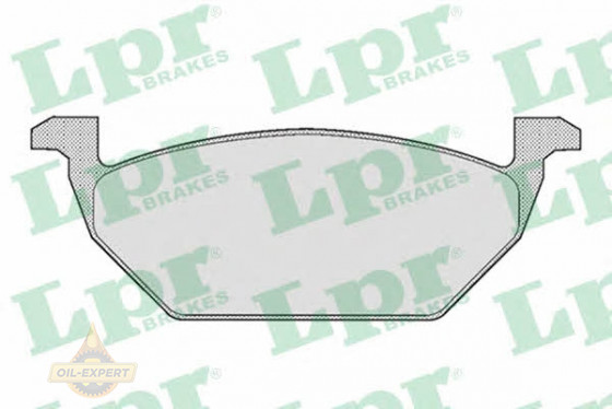 Lpr Колодки тормозные дисковые LPR 05P668 - Картинка 1