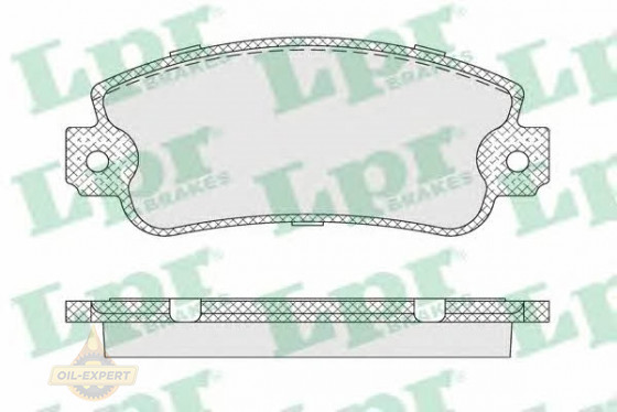 Lpr Колодки тормозные дисковые LPR 05P007 - Картинка 1