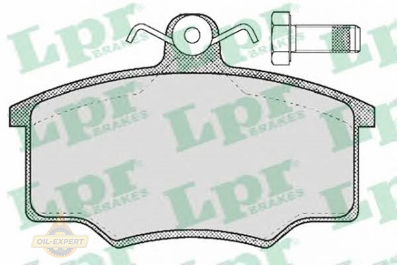 Lpr Колодки тормозные дисковые LPR 05P187 - Картинка 1