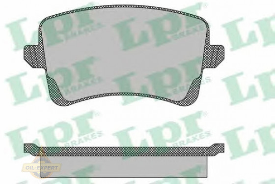 Lpr Колодки тормозные дисковые LPR 05P1489 - Картинка 1