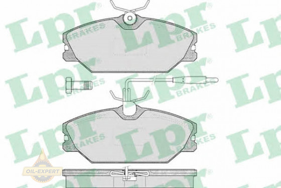 Lpr Колодки тормозные дисковые LPR 05P445 - Картинка 1