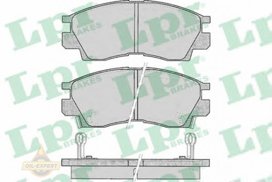 Lpr Колодки тормозные дисковые LPR 05P042 - Картинка 1