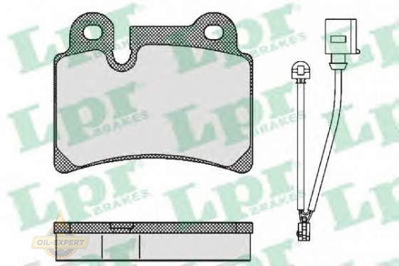 Lpr Колодки тормозные дисковые LPR 05P1380 - Картинка 1