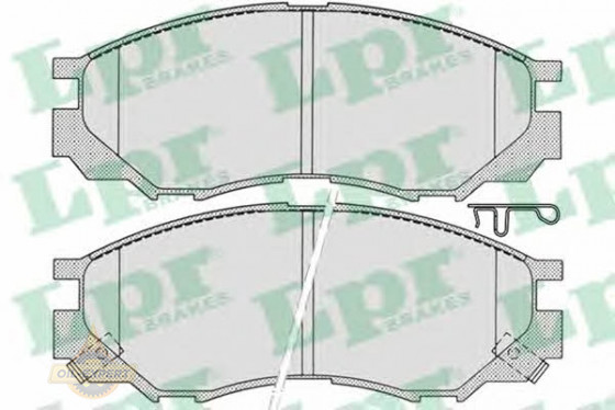 Lpr Колодки тормозные дисковые LPR 05P686 - Картинка 1