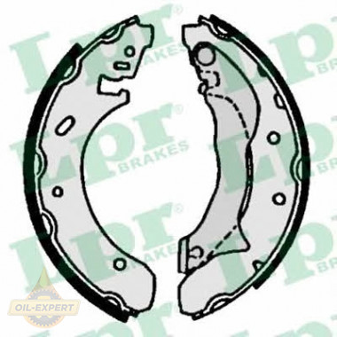 Lpr Колодки тормозные барабанные LPR 07100 - Картинка 1