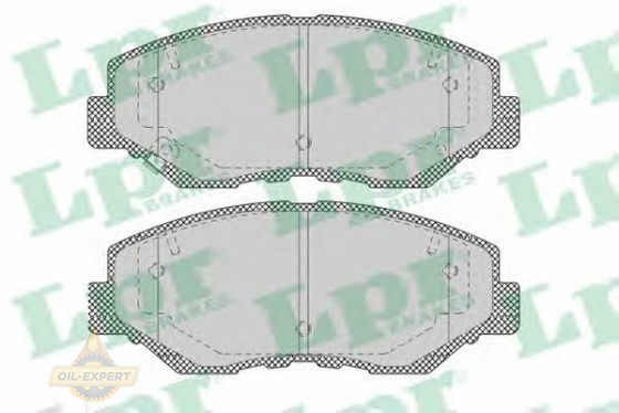 Lpr Колодки тормозные дисковые LPR 05P1364 - Картинка 1