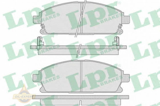 Lpr Колодки тормозные дисковые LPR 05P846 - Картинка 1