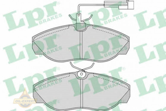 Lpr Колодки тормозные дисковые LPR 05P965 - Картинка 1