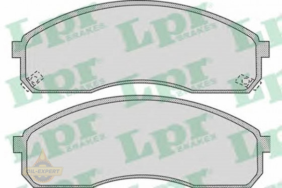 Lpr Колодки дискові гальмові LPR 05P1072 - Заображення 1