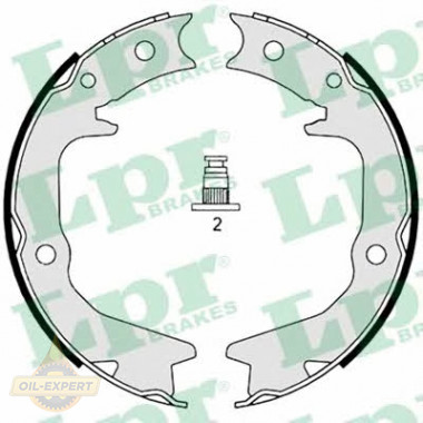 Lpr Колодки тормозные барабанные LPR 08920 - Картинка 1