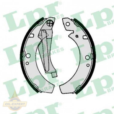 Lpr Колодки тормозные барабанные LPR 00130 - Картинка 1