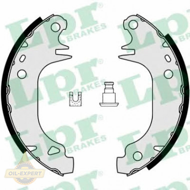 Lpr Колодки тормозные барабанные LPR 02900 - Картинка 1
