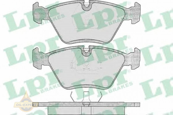 Lpr Колодки тормозные дисковые LPR 05P193 - Картинка 1