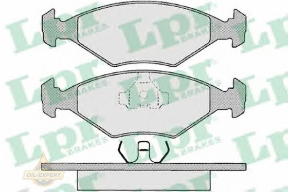 Lpr Колодки тормозные дисковые LPR 05P679 - Картинка 1